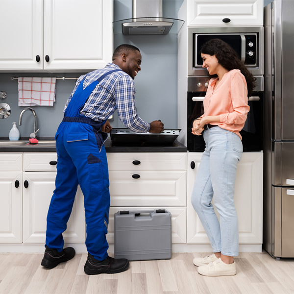 can you provide an estimate for cooktop repair before beginning any work in Tusten New York